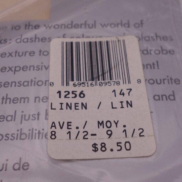 Cameo Leg Looks fashion sandalfoot Linen 100% Nylon Average Panty Hose - Picture 16 of 16